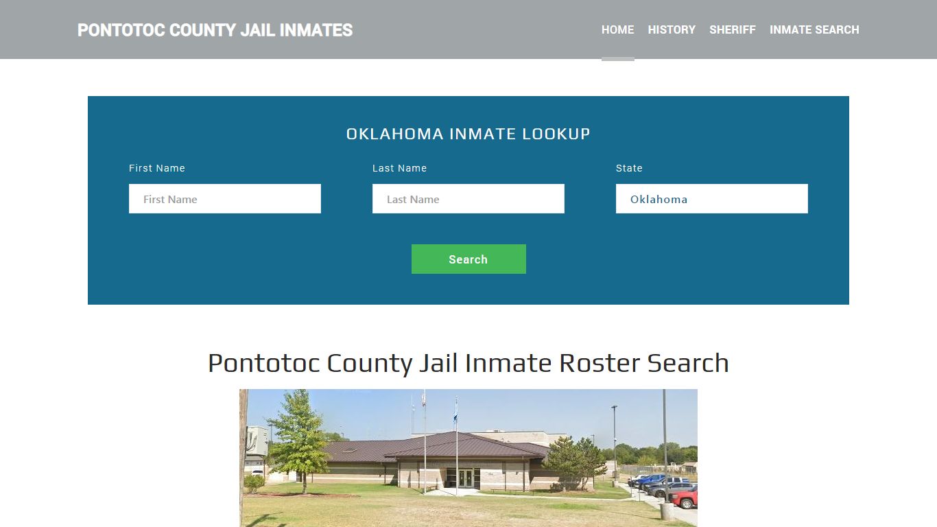 Pontotoc County Jail Inmate Roster Lookup, Ada, OK